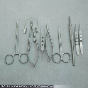 Tijeras Oftálmicas Quirúrgicas Surginexa de Alta Calidad, 10 Piezas, Básicas para Microcirugía Ocular, Instrumentos Quirúrgicos SR-OP-0504, Certificación CE Clase I - Product Image 1