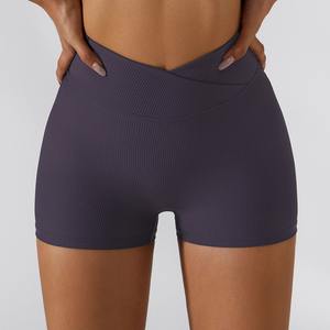 Shorts Deportivos de Cintura Alta para Mujer, Personalizados al por Mayor, para Gimnasio, Fitness, Yoga, Running y Ejercicio - Product Image 3