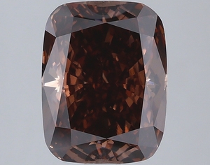 3.01 ct <b>Cushion</b> Cut Lab Grown Diamond Fancy Deep Brown VS1 IGI Certified CVD Loose Diamond Wholesale for Jewelry Making - Product Image 1