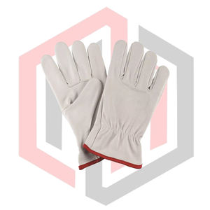 Guantes de Seguridad de Cuero de Grano Completo, Uso General, Suaves, Antideslizantes, Resistentes a Desgarros, Sin Silicona, Anticorte, Antiestáticos, Transpirables - Product Image 1
