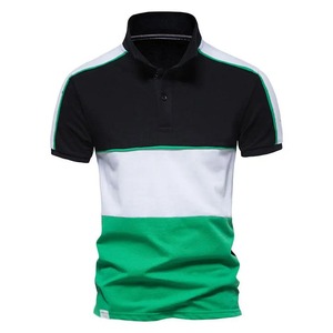 เสื้อโปโลชาย OEM ผลิตตามสั่ง คุณภาพสูง 100% แขนสั้น สไตล์ลำลอง รับสกรีนโลโก้และพิมพ์ลายเสื้อโปโลชาย - Product Image 3