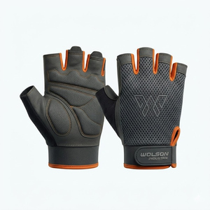 Guantes Deportivos Transpirables Unisex de Medio Dedo, Elásticos, Cómodos, con Soporte de Agarre para Entrenamiento, Gimnasio, Levantamiento de Pesas y Ejercicio - Product Image 1
