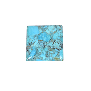 Turquesa Natural Cabujón Corte Cuadrado 129.5 Quilates Gema Suelta - Product Image 1