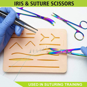 Tijeras Quirúrgicas de Acero Inoxidable de Grado Médico, Herramienta Reutilizable para la Remoción de Suturas y Procedimientos de Cuidado de Heridas - Product Image 3