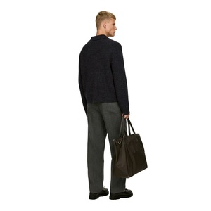 2025 Custom 100% Cotton <b>Slim</b>-<b>Fit</b> Fleece-Lined Zipper Cardigan <b>Men's</b> Jacket Christmas Sweater Casual Outdoor Sweater - Product Image 2