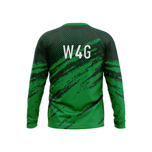 Haut de yoga pour homme sans coutures, à manches longues, extensible, léger, à séchage rapide, haute élasticité, compression, jersey de sport personnalisé - Product Image 3