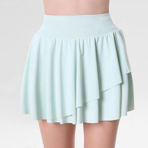Rok Golf Atletik Minimalis EXON Pinggang Tinggi, Rok Tenis Bernapas dengan Kantong Dalam, Skort Atletik dan Rok Mini - Product Image 3