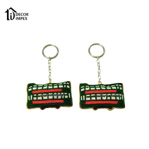 Porte-clés publicitaire personnalisé en velours coréen avec strass pour boissons chaudes - Product Image 3