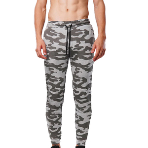 Camouflage <b>Jogger</b> Sweat Pants Men's Cotton Polyester Fleece <b>Slim</b> Fit Running Gym Workout Casual Track Trousers Drawstring - Product Image 1