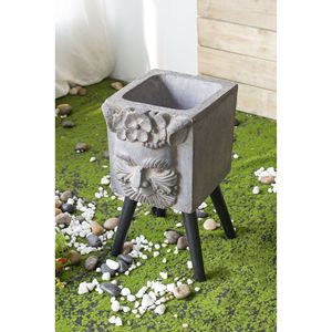 Planteur de statue de jardin dieu grec 11 \ "X 13 \" X 22 \ "avec support de jambe - Product Image 5