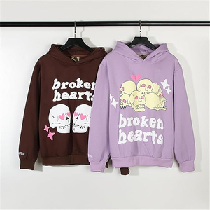 Sudadera con Capucha Extra Grande Unisex de Estilo Urbano, con Diseños Personalizados en Relieve en la Parte Delantera y Trasera, Hecha de Felpa de Algodón Ecológica - Product Image 3