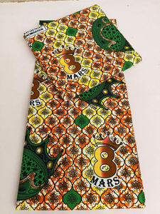 Fabricant de tissus en coton imprimé africain sur mesure, conception OEM pour mariage, fête, école, NGO, promotionnel, vente en gros - Product Image 4