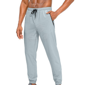 Plus Size Lightweight Casual Mid Waist Breathable Jogger Pants Men's Outdoor Use <b>100</b>% <b>Polyester</b> Washed Made in Pakistan - Product Image 1