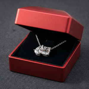 Colgante de Diamante Cultivado en Laboratorio, Corte Oval Brillante de 2.00CT, Chapado en Oro de 14K, Joyería Ligera de Lujo, Certificación IGI, Color E - Product Image 1