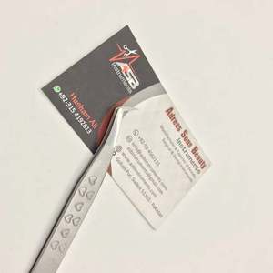 แหนบต่อขนตาแบบมืออาชีพ 90 องศา ด้ามจับรูปหัวใจ พร้อมโลโก้สั่งทำพิเศษ สำหรับต่อขนตาแบบวอลุ่ม - Product Image 6