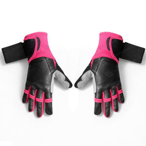 Vente chaude Baseball Saison Sports Frappeur Gants Longue Manchette Noir Gris Rose Couleur Combinaison Meilleur Gant De Baseball En Cuir - Product Image 2