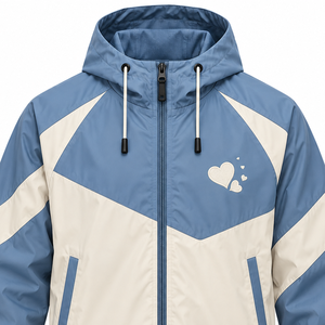 Outdoor Windbreaker <b>Jacket</b> for <b>Men</b> <b>lightweight</b> outdoor sports water resistant hooded full zip activewear sportswear manufacturer - Product Image 3