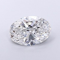 Diamant de laboratoire ovale rare de 3,91 carats, qualité E VVS1, polissage excellent, certifié, écologique, en carbone pur, pièce maîtresse