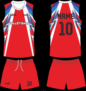 Tenue de volley-ball haute performance personnalisable avec logo d'équipe, maillot et short respirants pour les matchs. - Product Image 6