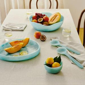 Juego de Platos de Resina de Color Sólido, Diseño Moderno y Lujoso, Apto para Lavavajillas, Hecho a Mano, Ecológico, para Fiestas y Hogar - Product Image 6