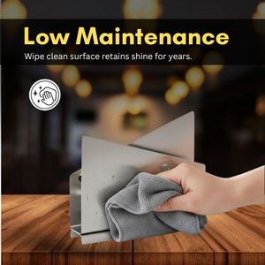 Distributeur de serviettes en acier inoxydable de qualité supérieure pour comptoir, boîte à mouchoirs, compatible lave-vaisselle, écologique, vente en gros - Product Image 1