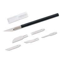 Couteau de précision pour la modélisation, avec lame tranchante pour découpe détaillée, découpe de papier, miniatures et travaux manuels DIY
