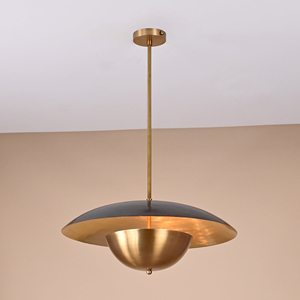 Lampe suspendue murale en laiton, finition dorée, forme ronde, pour décoration intérieure, prix bas - Product Image 4