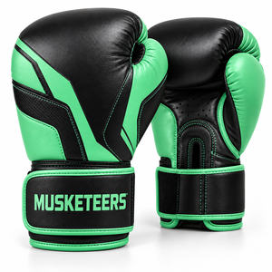 Guantes de Boxeo de Espuma de Cuero PU Unisex con Diseño de Cierre de Gancho y Bucle para Protección, Logotipo Personalizable, Precio al por Mayor - Product Image 2