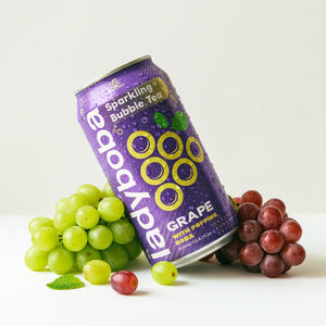 Nuevo Jugo de Té Lady Boba con Sabor a Melocotón/Uva, Lata de 310 ml - Product Image 2