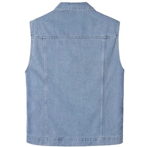 Gilet en jean réversible pour homme, nouvelle collection, design personnalisé, qualité supérieure, confortable, séchage rapide, sans manches, imperméable et coupe-vent - Product Image 2
