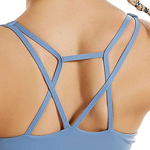 Sujetador Deportivo para Mujer, Hecho de Tela de Poliéster Ligera y Elástica, Diseño de Tirantes Personalizado - Product Image 5
