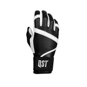 Gants de frappe de baseball QST professionnels en cuir véritable pour jeunes et adultes, antidérapants, rembourrés, respirants, avec logo d'équipe personnalisé, vente en gros - Product Image 2