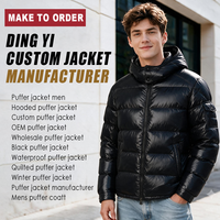 Veste matelassée noire brillante, fermeture éclair intégrale, boutons-pression, poches zippées, ourlet à cordon de serrage, fabrication OEM personnalisée, directement de l'usine
