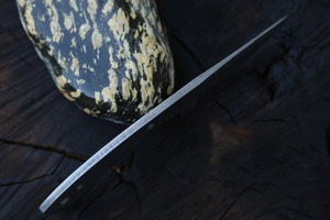 Hoja de acero de Damasco hecha a mano personalizada, de alta calidad, grado industrial, punta de clip, 7 pulgadas, 3 mm de grosor, para la fabricación de cuchillos Skinner - Product Image 5