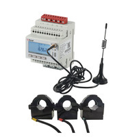 Acrel ADW300W IoT Analizador de potencia de riel DIN Medidor de energía trifásico con 3 núcleos divididos CTs WiFi MQTT Management