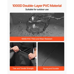 Contenitore Flessibile per Acqua in PVC 1000D da 240L (63,4 Galloni) Grande Capacità Pieghevole - Product Image 3