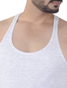Camiseta sin mangas de verano para hombre, chaleco deportivo sin costuras, camiseta sin mangas para entrenamiento en el gimnasio, ecológica, transpirable, 100% algodón, inteligente - Product Image 1