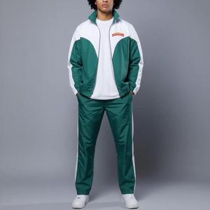 Reflective Suit Set Zip up <b>Jacket</b> Jogger Set Nylon <b>Track</b> Pants Lightweight Polyester Tracksuit - Product Image 6