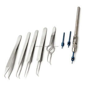 Factory Price 9 Pcs Hair Transplant Forceps FUE Hair <b>Punch</b> Kit Hair Restorationn Surgical Instrument <b>Set</b> Medtrust Surgical CE - Product Image 6