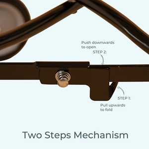 POLKA TOTS Poussette Compacte pour Nouveau-Né Landau Pliable pour Bébés EasyDrift Buggy Poussette (ZippiZest Vert Couleur) - Product Image 3