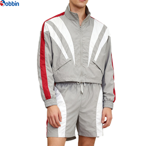 BOBBIN INDUSTRIES Customize Casual Reversible Windbreaker Tracksuit Eco-Friendly Nylon Windproof Breathable Plus Size Men's - Product Image 1