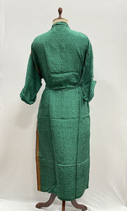 Kimono de Seda India, Suave, para Novia y Damas de Honor, Ropa de Dormir de Verano, Personalizada, Hermosa, Hecha a Mano, con Frente Largo - Product Image 3