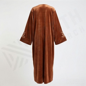 Abaya Personalizada al Por Mayor, de Alta Calidad, con el Último Diseño, Color Personalizado, Túnica Islámica Transpirable y Modesta para Mujer - Product Image 2