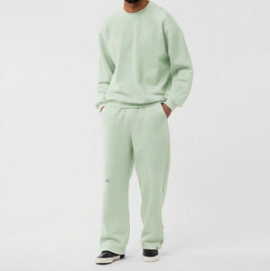 Ensemble de survêtement personnalisé homme femme, jogging oversize en molleton brossé respirant, vêtements de sport, fournisseur en gros, vêtements sous marque privée - Product Image 4