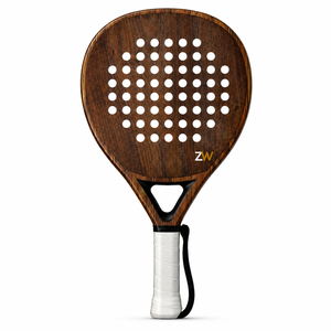 Fabricant professionnel de raquettes de padel en fibre de carbone 12k personnalisées avec motif circulaire, légères et durables pour le tennis - Product Image 1