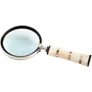 Loupe en corne de buffle avec bordure argentée, personnalisable, pour musée, bibliothèque, lecture, inspection, utilisation personnalisée, loupe unique - Product Image 2