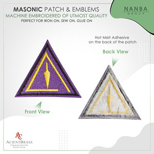 Masonic York Rite Chapter Council Cravat Purple Royal Arch - Product Image 2