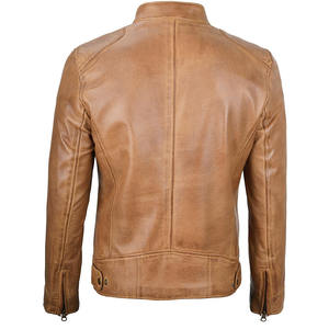 Top Quality Leather Jacket for Men Best Price Leather Jacket for Men Wholesale Fashion Custom Leather Jacket - Product Image 2