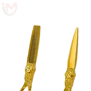 กรรไกรตัดผมดีไซน์ใหม่ทันสมัยขนาด 6.0 นิ้ว ยี่ห้อ Sharp  กรรไกรตัดผมแบบแบน กรรไกรซอยผม 28 ซี่ - Product Image 2