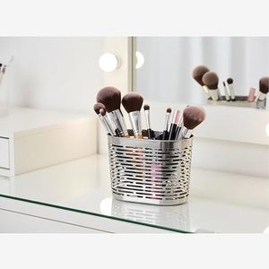 Metal Utensil <b>Holder</b> Standing Kitchen Storage Rack Modern Rust Resistant Tableware Organizer Single Tier - Product Image 4